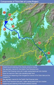 panama canal map panama canal map