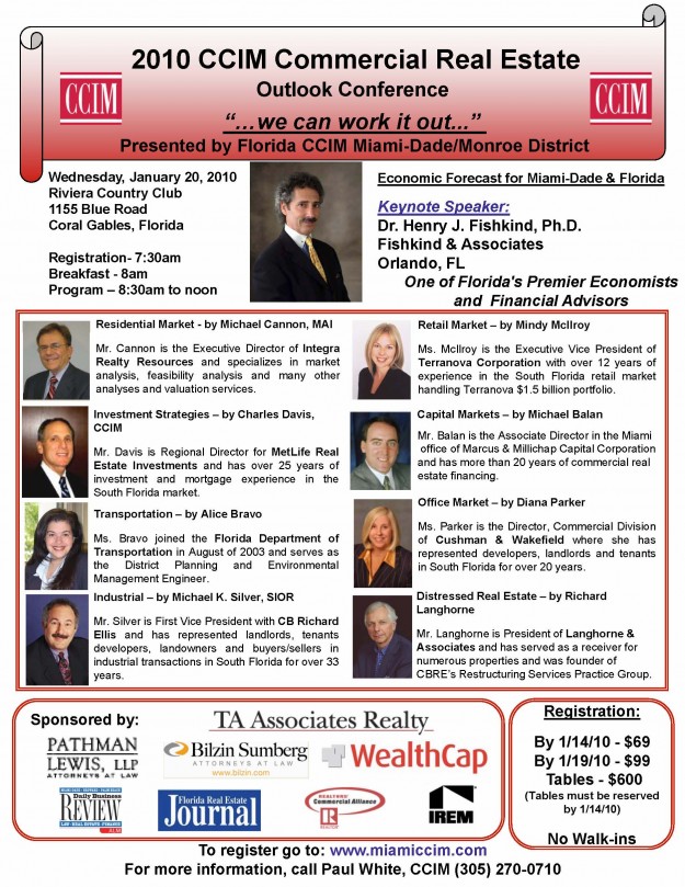 FlyerOutlook Conference 1-20-2010