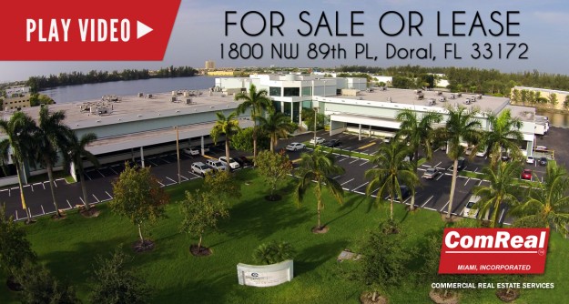 Aerial Drone Video of AGP Building in Doral FL